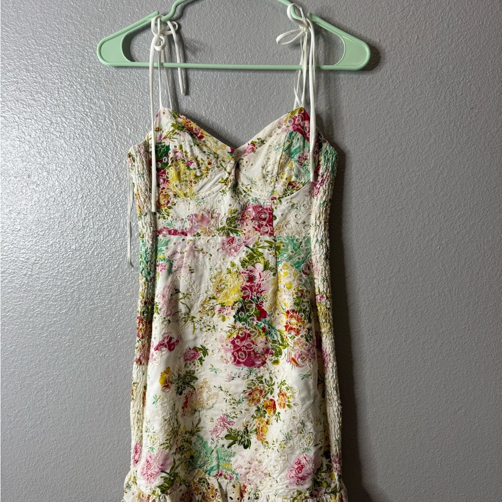 Emese Floral Pleated Maxi Dress